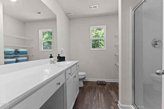 145 Bounding Ln, Youngsville, NC 27596 - full bathroom featuring toilet, plenty of natural light, vanity, and a shower stall