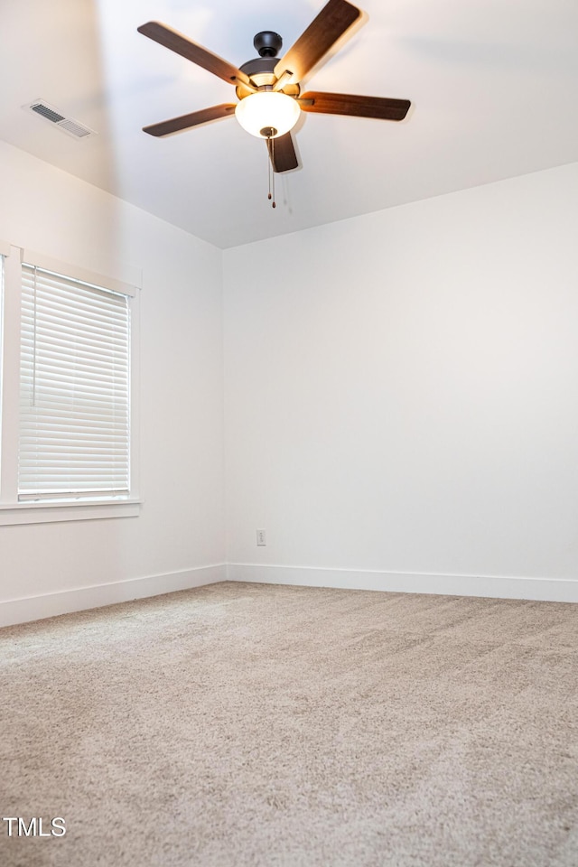 1950 Menet St, Apex, NC 27502 - carpeted spare room featuring a ceiling fan and baseboards