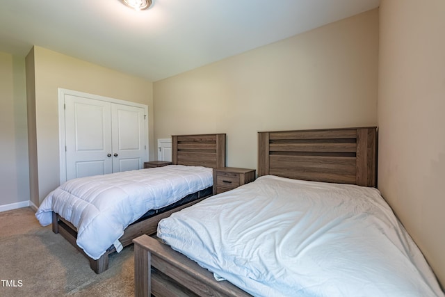 367 Tayside St, Clayton, NC 27520 - bedroom with carpet flooring, a closet, and baseboards