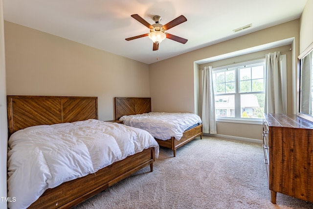 367 Tayside St, Clayton, NC 27520 - bedroom featuring carpet flooring, baseboards, and a ceiling fan