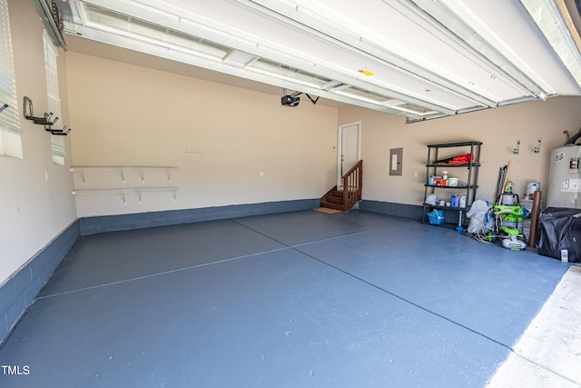 367 Tayside St, Clayton, NC 27520 - garage with electric panel and electric water heater