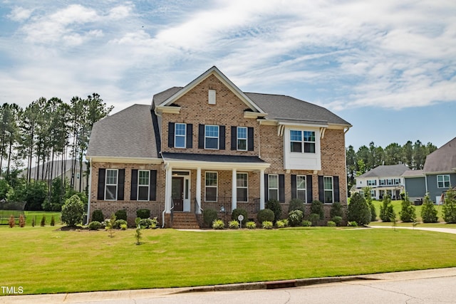 367 Tayside St, Clayton, NC 27520 - view of front of home featuring brick siding and a front yard