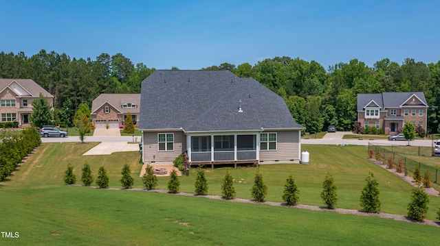 367 Tayside St, Clayton, NC 27520 - back of house with a sunroom and crawl space