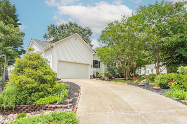 1113 Pilton Pl, Raleigh, NC 27604 - view of front of house with concrete driveway and a garage