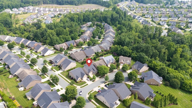 4110 Argyle Trl, Burlington, NC 27215 - aerial view of property and surrounding area with nearby suburban area