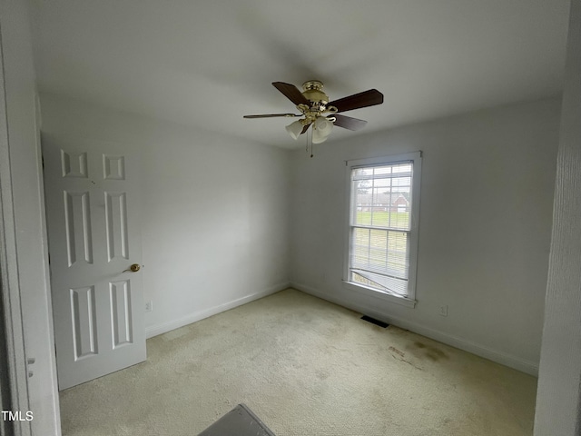 65 Opie Frazier Rd, Henderson, NC 27537 - carpeted spare room with a ceiling fan and baseboards