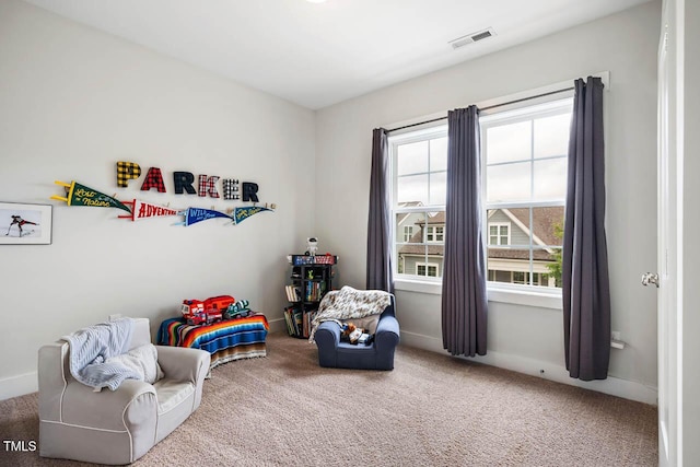 290 Quarter Gate Trce, Chapel Hill, NC 27516 - living area featuring plenty of natural light, carpet, and baseboards