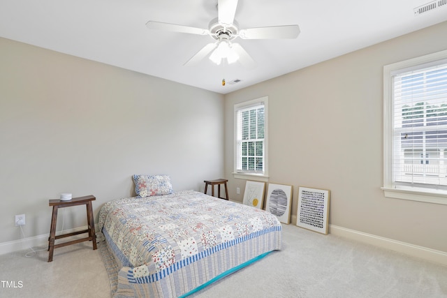 327 Commons Walk Cir, Cary, NC 27519 - bedroom featuring carpet, baseboards, and ceiling fan