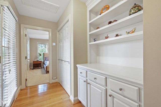 327 Commons Walk Cir, Cary, NC 27519 - hall with light wood-style floors
