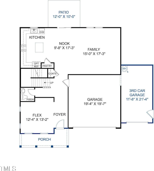 140 Enfield Dr, Carthage, NC 28327 - floor plan / room layout