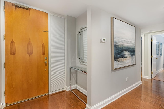620 Martin Luther King Jr Blvd Unit 302, Chapel Hill, NC 27514 - entryway with wood finished floors and baseboards