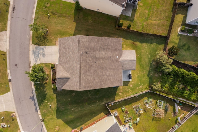 105 Putters Ct, Durham, NC 27703 - drone / aerial view