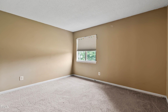 5931 Farm Gate Rd, Raleigh, NC 27606 - carpeted spare room featuring baseboards and a textured ceiling