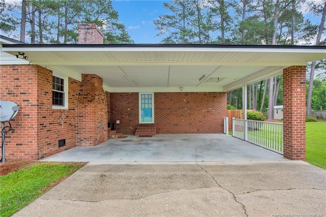 687 Blawell St, Stedman, NC 28391 - view of parking / parking lot featuring an attached carport, driveway, and entry steps