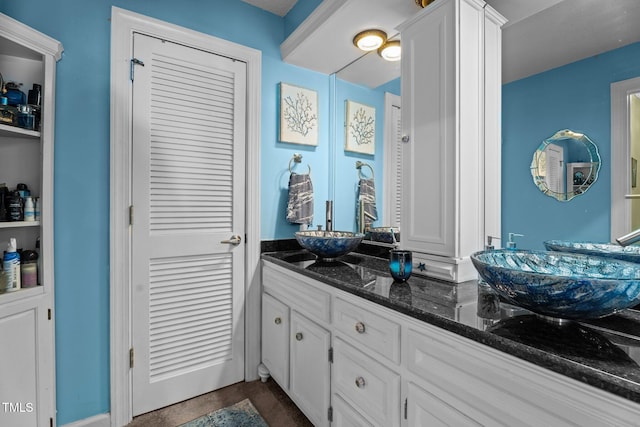 200 Mint Ct, Goldsboro, NC 27530 - bathroom with a closet and double vanity