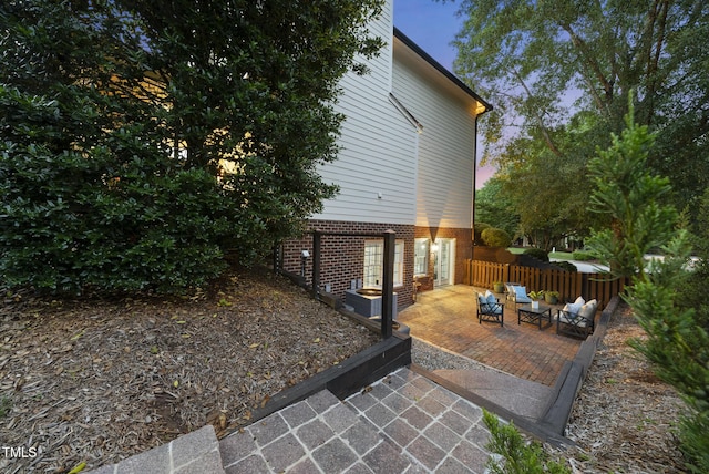 704 Walcott Way, Cary, NC 27519 - view of patio featuring outdoor lounge area