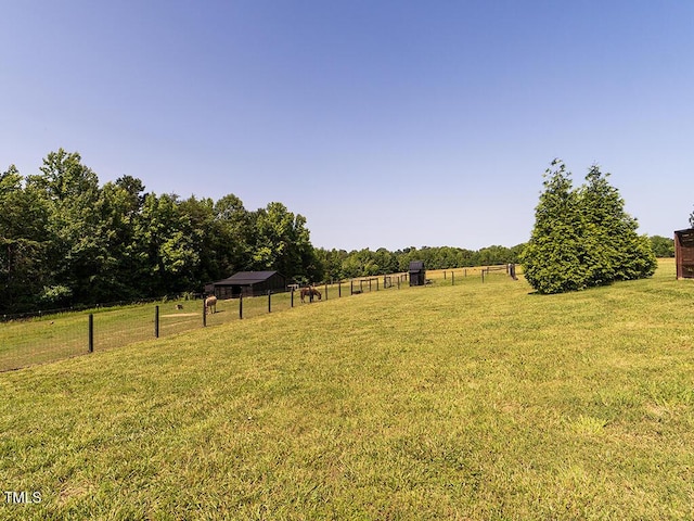 1625 Haystack Ln, Burlington, NC 27217 - view of yard featuring a view of countryside