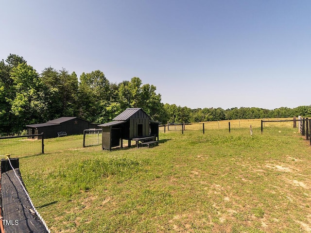 1625 Haystack Ln, Burlington, NC 27217 - view of yard featuring a view of rural / pastoral area