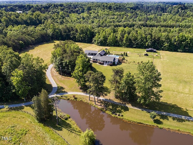 1625 Haystack Ln, Burlington, NC 27217 - overview of rural landscape featuring a nearby body of water and a forest