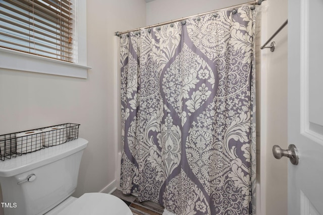 4409 All Points View Way, Raleigh, NC 27614 - full bath featuring toilet and shower / tub combo with curtain