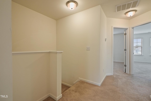 72 S Grey Abbey Dr, Clayton, NC 27527 - corridor featuring carpet floors, baseboards, and an upstairs landing
