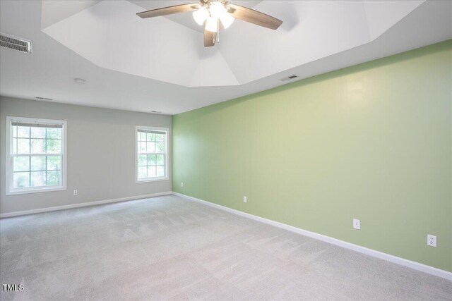 404 Straywhite Ave, Apex, NC 27539 - empty room with a ceiling fan, light carpet, and baseboards