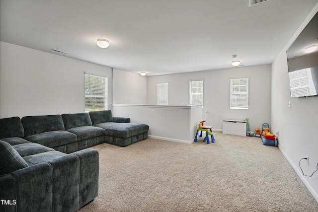 124 Teagarden Ct, Sanford, NC 27332 - living room featuring carpet floors and baseboards