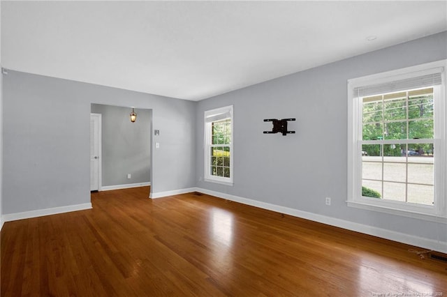 500 Cecil St, Fayetteville, NC 28312 - spare room with baseboards and wood finished floors