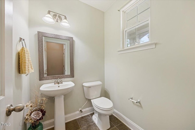132 Ryder Cup Cir, Raleigh, NC 27603 - bathroom with toilet and tile patterned flooring