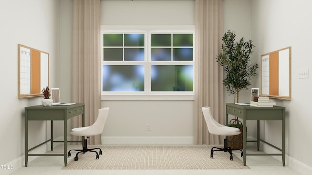 945 Cassa Clubhouse Way, Knightdale, NC 27545 - office space with baseboards and carpet floors