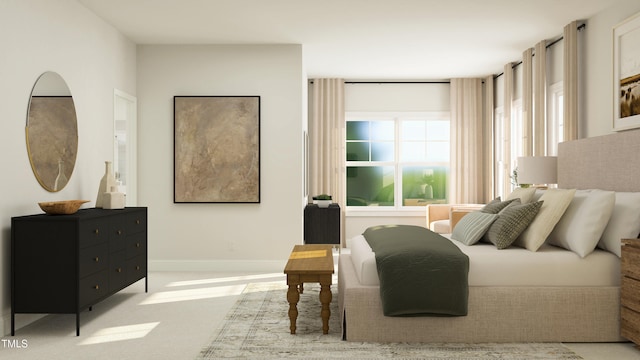 945 Cassa Clubhouse Way, Knightdale, NC 27545 - carpeted bedroom with baseboards