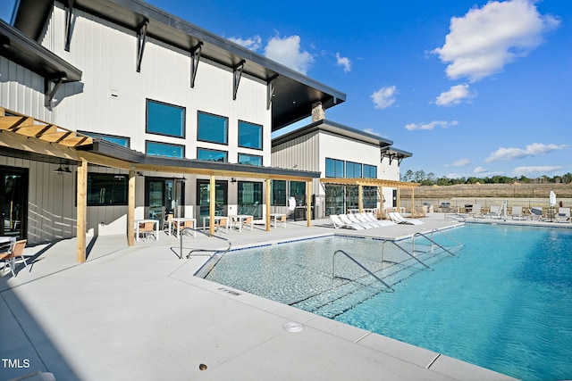 945 Cassa Clubhouse Way, Knightdale, NC 27545 - community pool featuring a patio