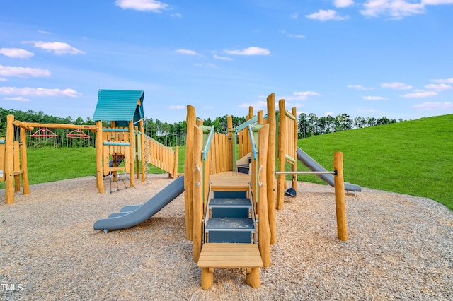945 Cassa Clubhouse Way, Knightdale, NC 27545 - community play area featuring a yard