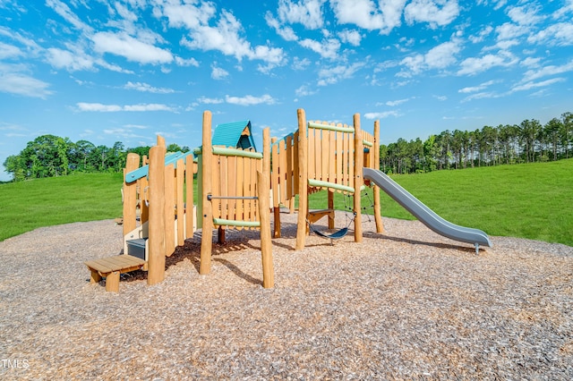 945 Cassa Clubhouse Way, Knightdale, NC 27545 - community jungle gym with a lawn