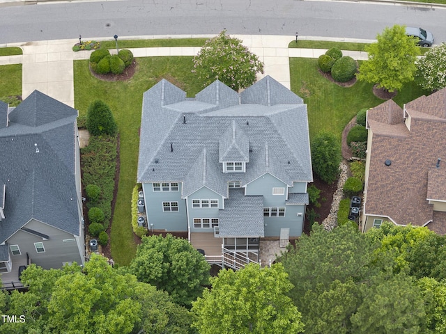 106 Painted Turtle Ln, Cary, NC 27519 - view from above of property