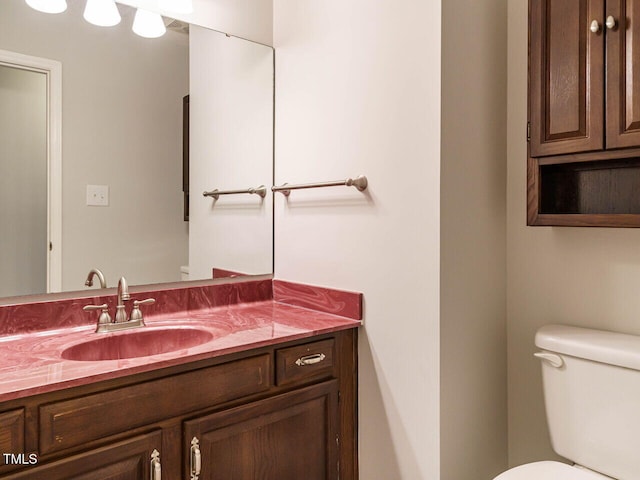 108 S Drawbridge Ln, Cary, NC 27513 - half bathroom featuring toilet and vanity