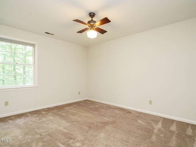 108 S Drawbridge Ln, Cary, NC 27513 - empty room with carpet and ceiling fan