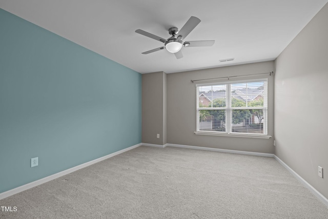 238 Langford Valley Way, Cary, NC 27513 - spare room featuring carpet flooring, ceiling fan, and baseboards