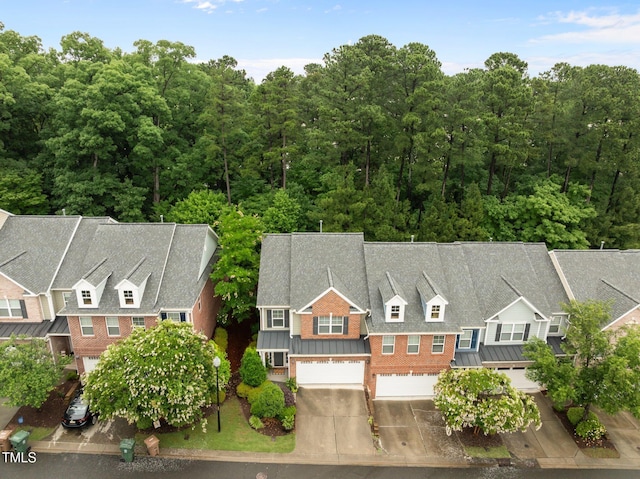 238 Langford Valley Way, Cary, NC 27513 - bird's eye view of a heavily wooded area