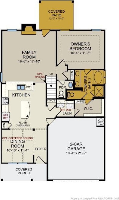 662 Southerland Peak Dr, Raeford, NC 28376 - floor plan / room layout