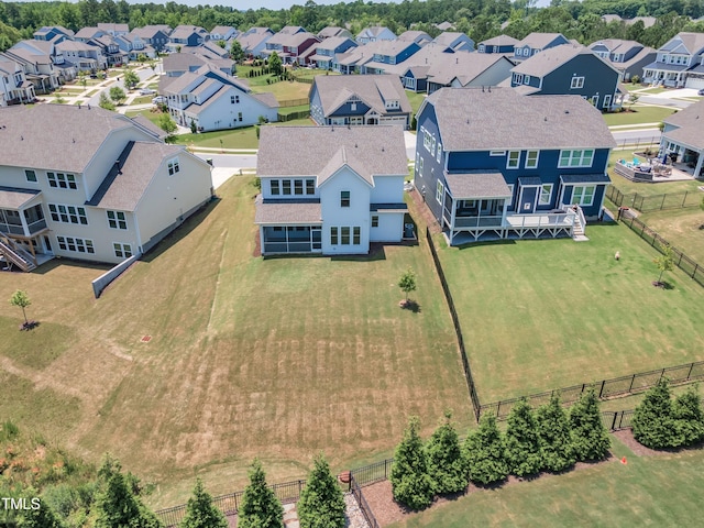 109 Crested Coral Dr, Holly Springs, NC 27540 - aerial view of residential area