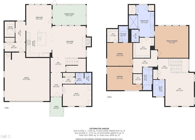 109 Crested Coral Dr, Holly Springs, NC 27540 - room layout