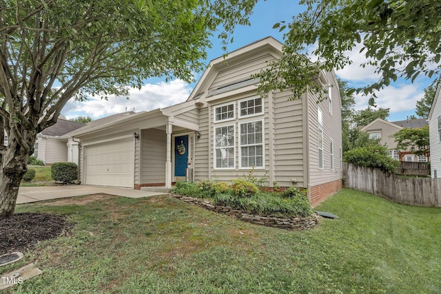 6 Newgate Ct, Durham, NC 27713 - view of front of house featuring an attached garage and driveway