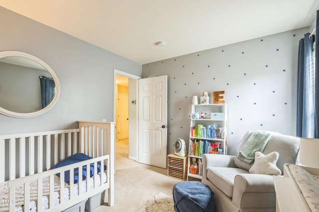 6 Newgate Ct, Durham, NC 27713 - bedroom with light colored carpet and a crib