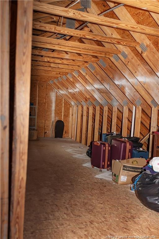 101 Birdsong Ct, Aberdeen, NC 28315 - view of unfinished attic