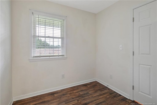 2547 Red Springs Rd, Raeford, NC 28376 - unfurnished room with dark wood-style floors and baseboards