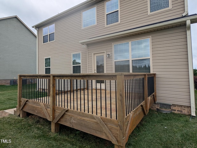 319 Brinkley Cir, Mebane, NC 27302 - wooden terrace featuring a yard