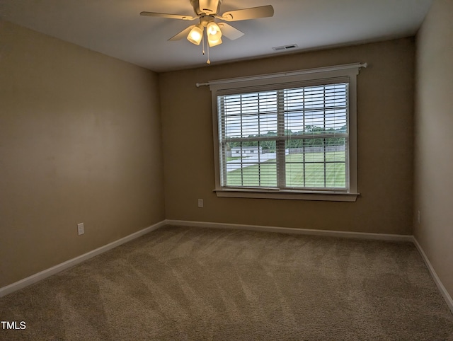 319 Brinkley Cir, Mebane, NC 27302 - carpeted empty room featuring baseboards and a ceiling fan