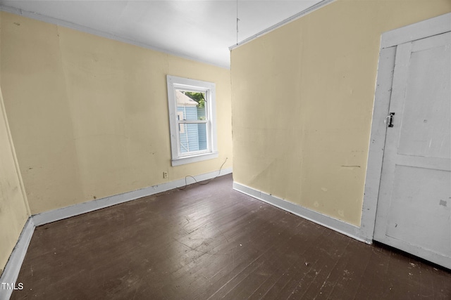 312 W Front St, Oxford, NC 27565 - spare room featuring hardwood / wood-style flooring and baseboards