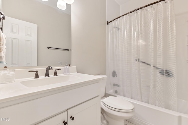 119 Danforth Dr, Cary, NC 27511 - full bathroom with vanity, shower / bath combination with curtain, and toilet